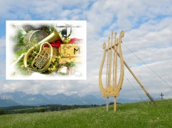 Bilder vom Bezirksmusikfest in Buching
